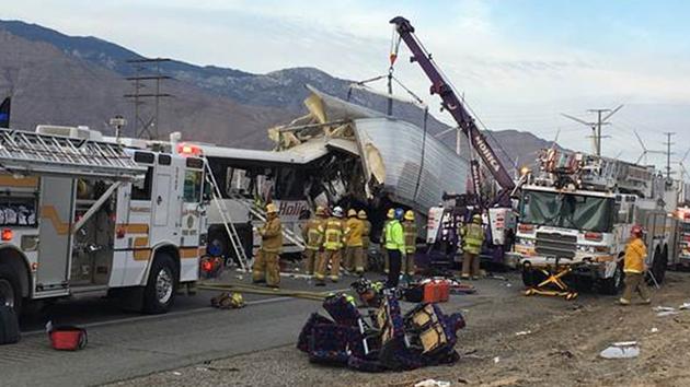 Fatal accidente automovilístico en Palm Springs, CA