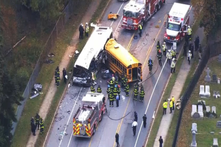 Trágico accidente de autobús escolar en Baltimore