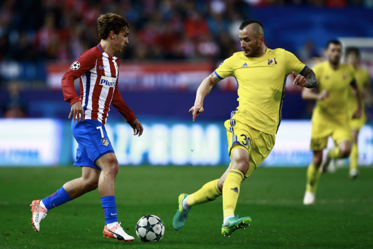 Emocionante partido entre el Atlético de Madrid y Rostov