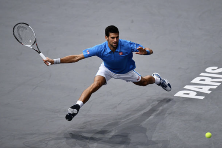 Gran partido entre Djokovic y Dimitrov en París-Bercy