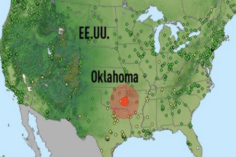 Sismo de magnitud 5,3 sacude el centro de Oklahoma