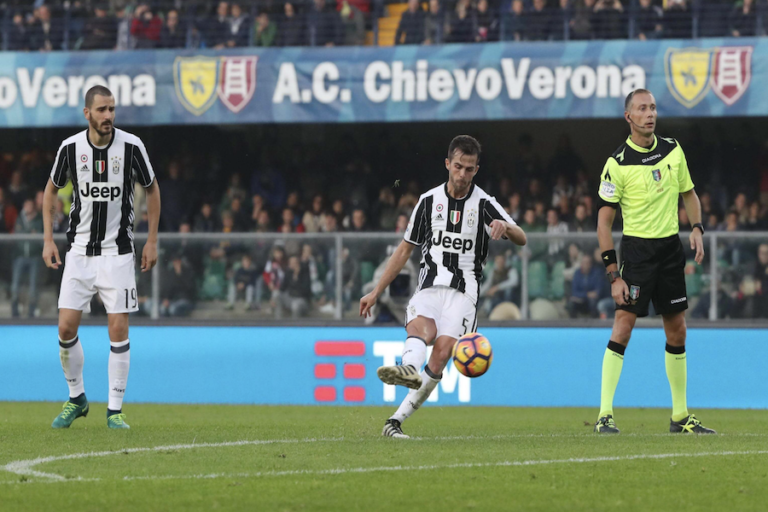 Juventus en la cima de la Serie A en Italia