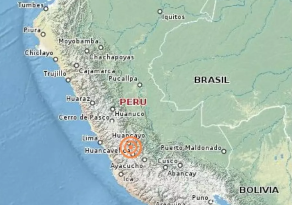 Sismo de 5.,4 sacude Sur de Perú