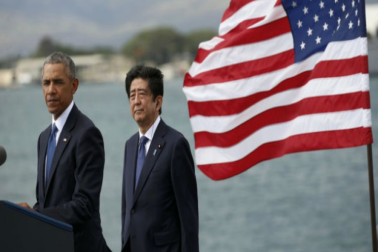 Shinzo Abe y Obama se reúnen en Pearl Harbor