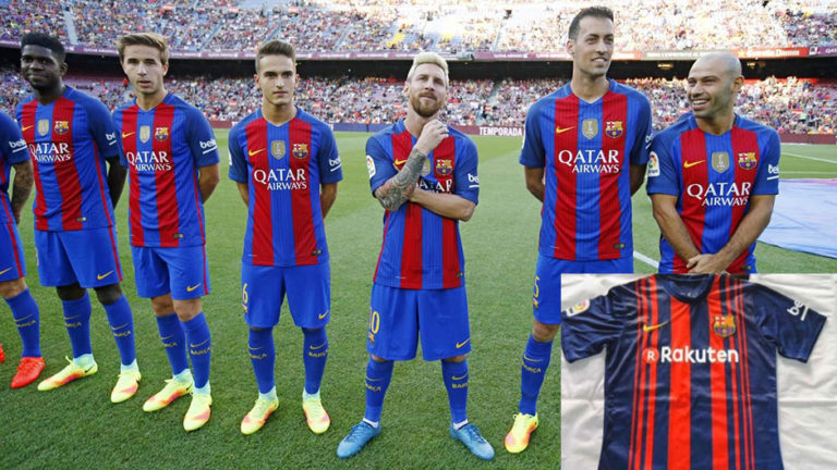 FC Barcelona tiene ya su camiseta para el 2017