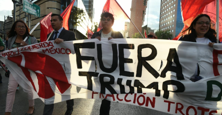 En México convocan a marcha contra Trump