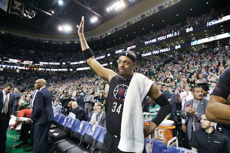 Los Celtics rindieron homenaje a Paul Pierce en Boston