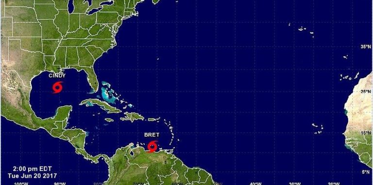 Cuatro estados en alerta por tormenta Cindy
