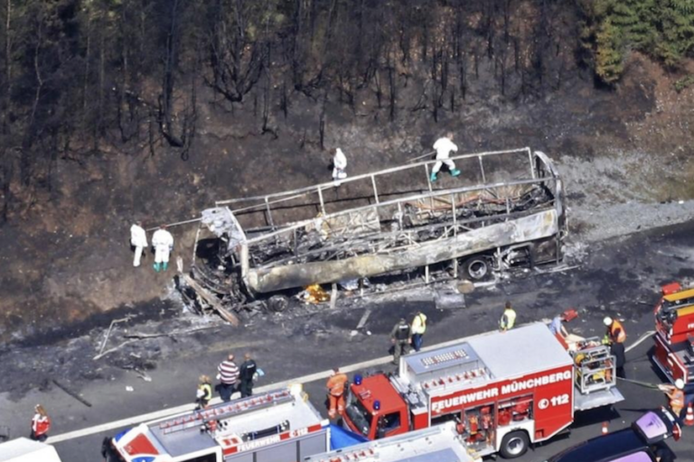 Accidente de tránsito en Alemania deja 18 muertos