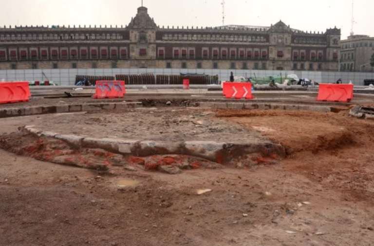 Hallan el zócalo original de la CDMX