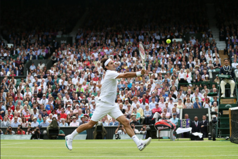 Roger Federer llega a semifinales en Wimbledon