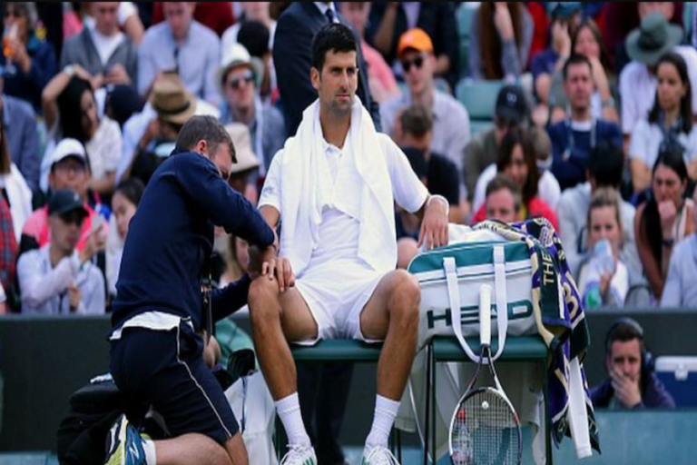 Djokovic se retiró por lesión de Wimbledon