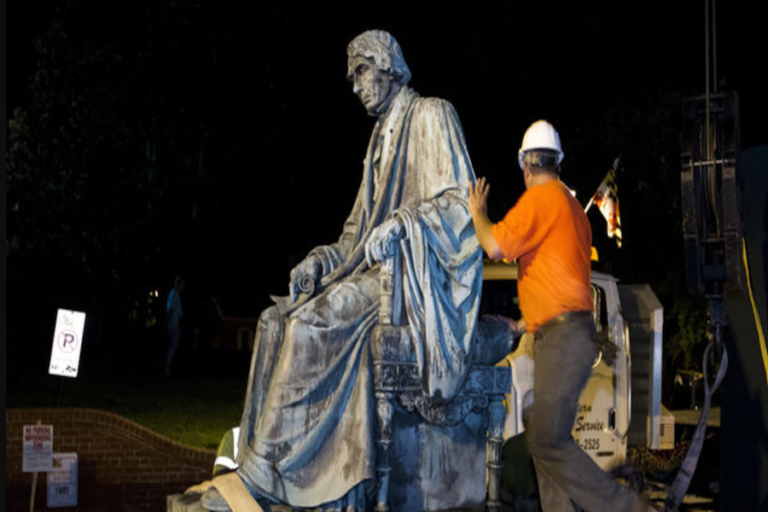 Maryland retira estatua de juez que ratificó la esclavitud