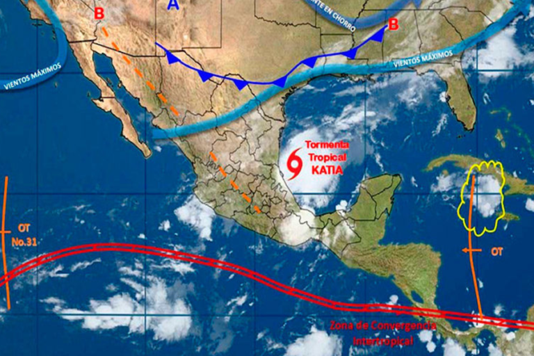 Nueva tormenta tropical en el Golfo de México