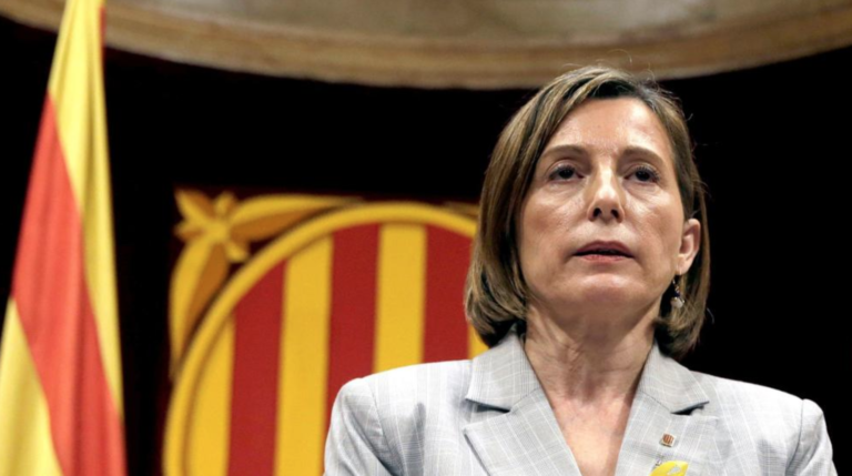 Juez ordena liberar a líder catalana encarcelada