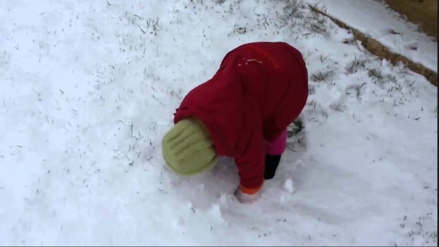 Bebe en la nieve