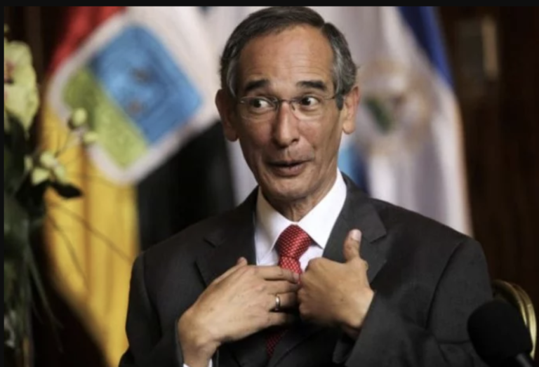 Arrestan a expresidente de Guatemala