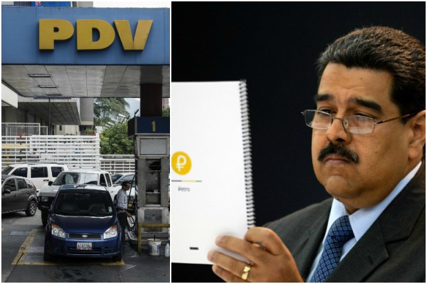 Venezuela cobrará en petros la gasolina