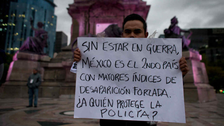 México, 2do país con más desaparecidos