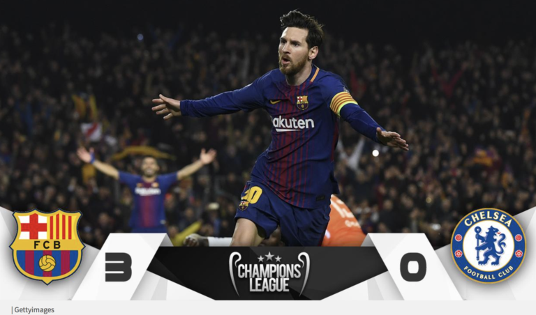 Messi pone al Barcelona en Cuartos de Final