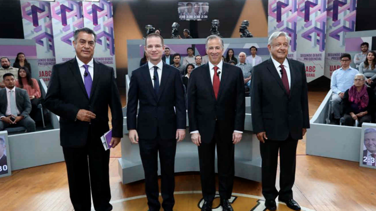 Segundo debate presidencial de candidatos de MX