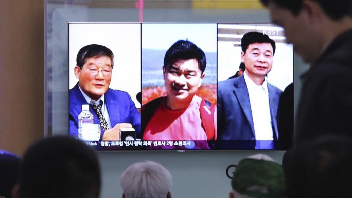 Estadounidenses presos en Corea