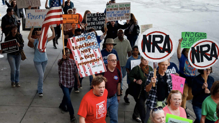 Protesta contra NRA