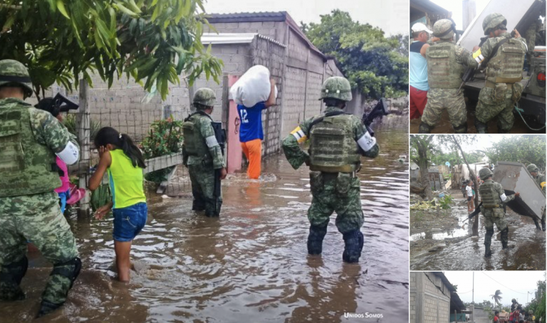 Huracán Bud deja inundaciones en MX