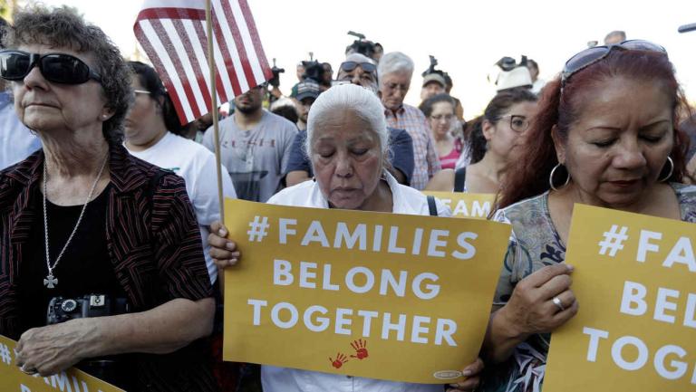 Protestas en USA por separación de familias