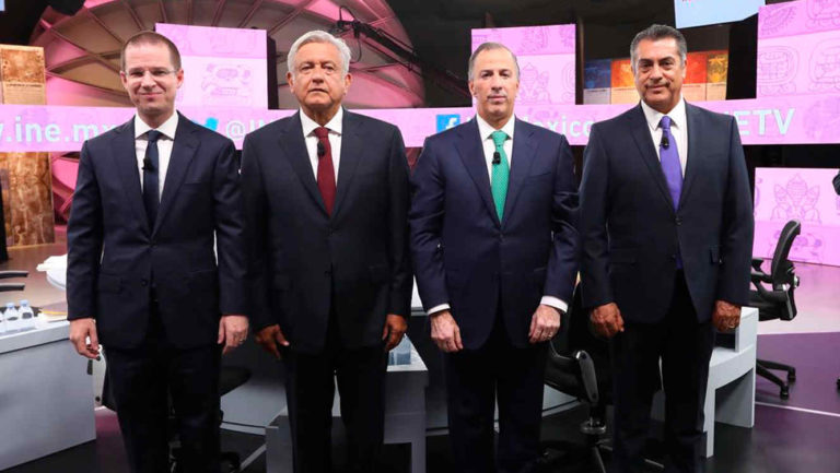Candidatos a Presidencia de México miden fuerzas
