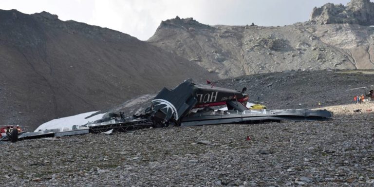 Accidente de avion en Suiza