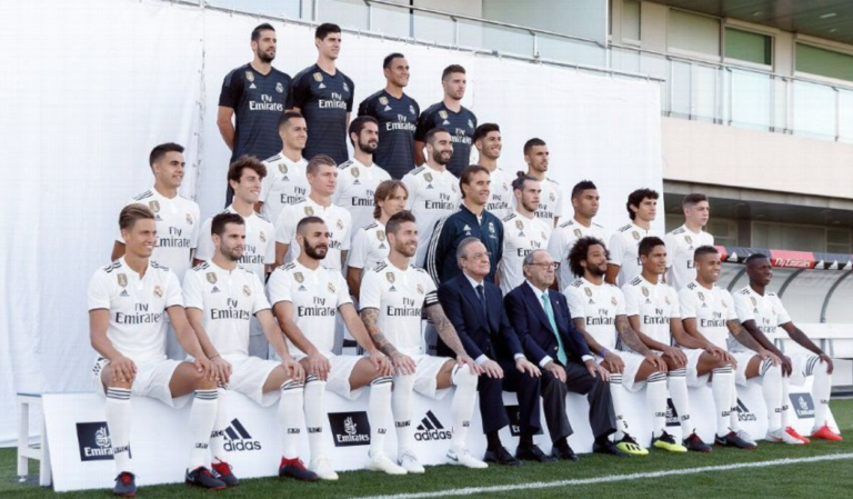 Toman foto oficial del Real Madrid