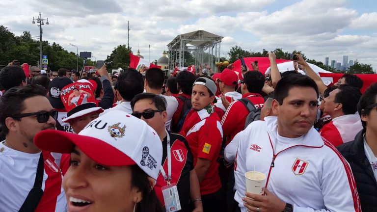 Peruanos se llevan el premio a la afición