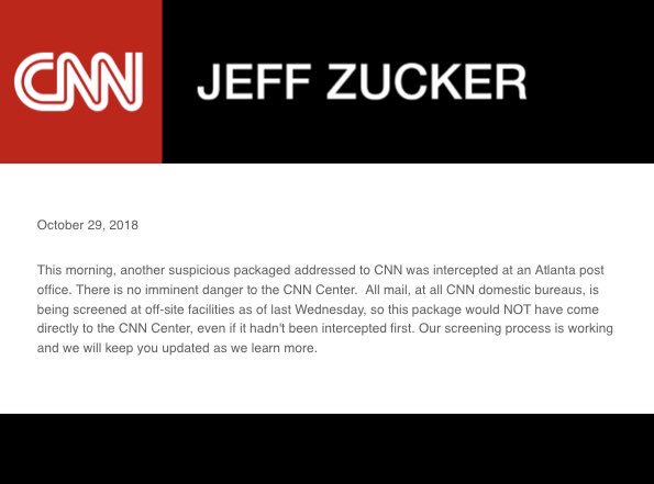Otro paquete sospechoso dirigido a CNN, en Atlanta