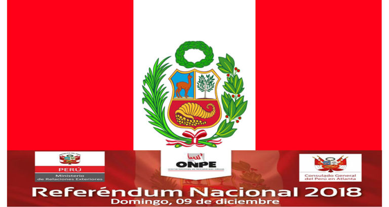 Peruanos votarán por Referéndum Nacional
