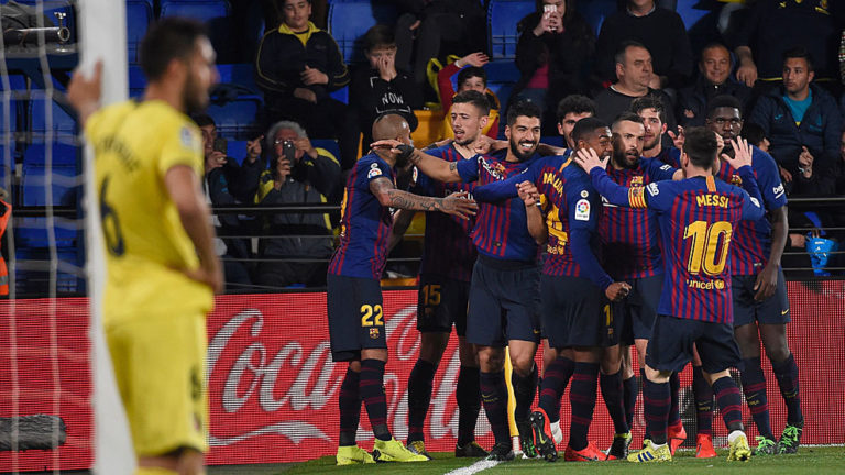 El Barcelona empata 4-4 ante el Villarreal
