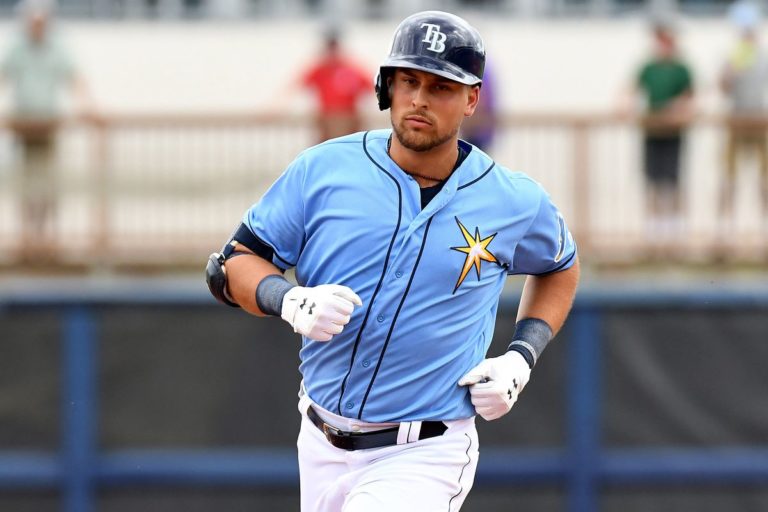 Nate Lowe, el prospecto de los Rays, fue ascendido a Las Mayores