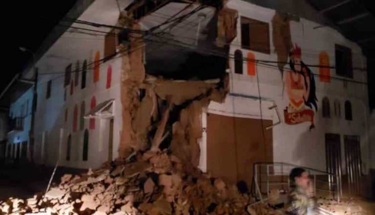 Un muerto y 18 heridos por terremoto en Perú