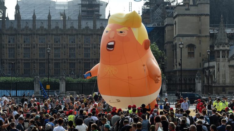 Activistas rechazaron visita de Trump a UK