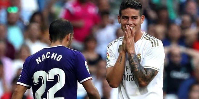 Una lesión empaña regreso de James al Real Madrid