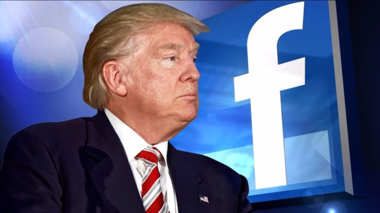 Facebook elimina varias páginas alusivas a Trump