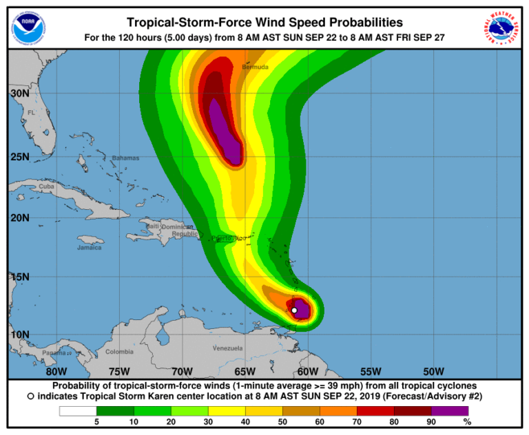Karen, una nueva tormenta pone en alerta al Caribe
