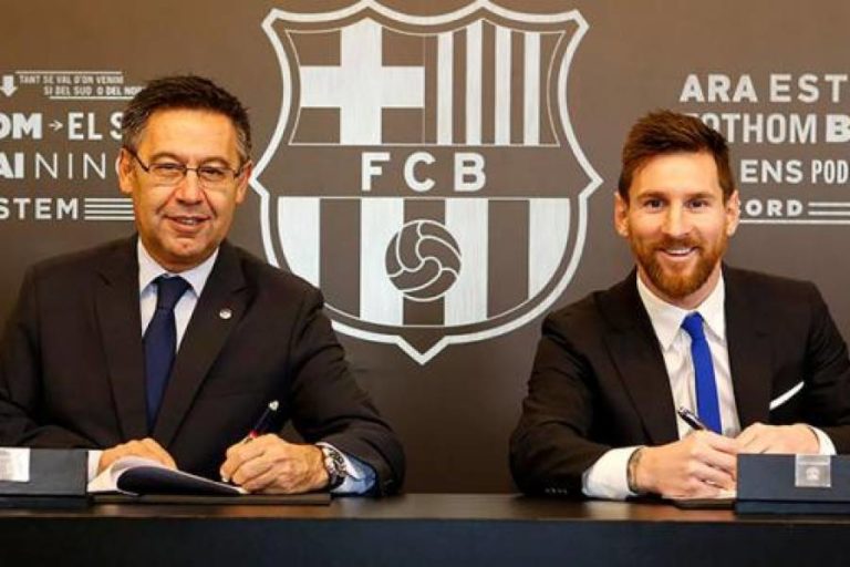 Contrato permite a Messi dejar el Barça cuando quiera