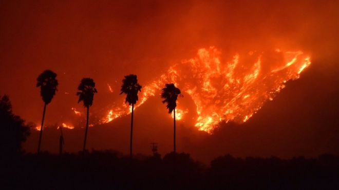 ¡En Alerta! Devastadores incendios afectan el sur de california