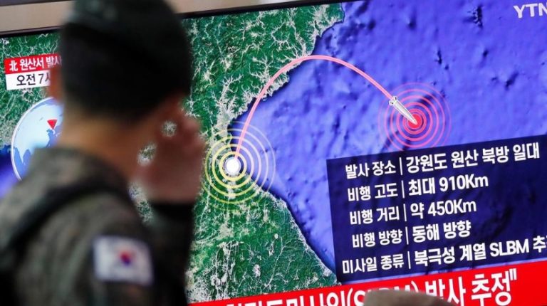 ¡Tensión! Pyongyang disparó misiles al Mar de Japón
