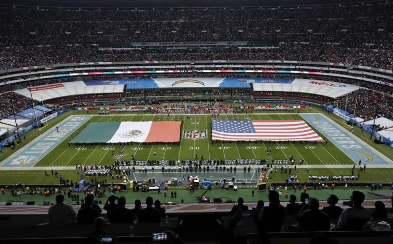 Atraco masivo en el Azteca luego de partido de la NFL