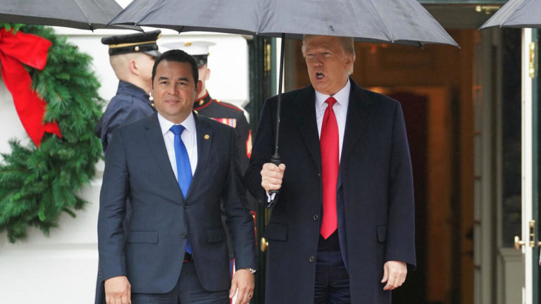 Trump le agradece a Guatemala por librar a EE.UU de “gente peligrosa”