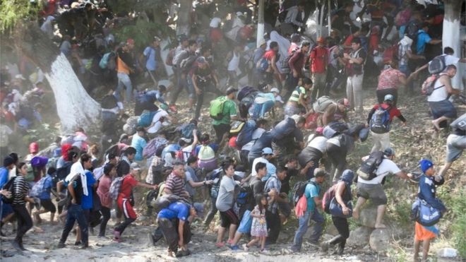 ¡Lo lograron! Cientos de migrantes ingresaron a México