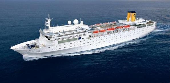 Bloquean en Italia crucero por posible caso coronavirus