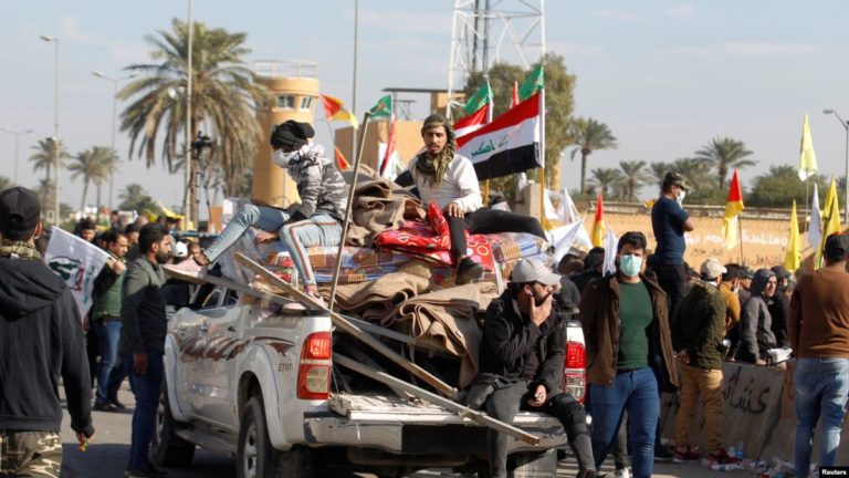 Manifestantes abandonaron embajada de EEUU en Irak